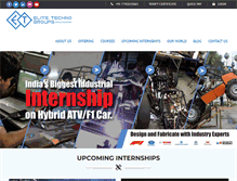 Tablet Screenshot of elitetechnogroups.com
